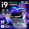 NONE Nuovo laptop ultra sottile da 15.6 pollici con Intel Core i9 10980HK, Windows 11 Pro, 16GB di RAM, SSD da 1TB, sblocco con impronta digitale, ideale per l'ufficio.