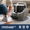 rouny Macchina Portatile per la Pulizia a Vapore di Tappezzerie, 100 ° Pulitore a Vapore e Aspirazione Potente, Rimuovi Macchie e Odori, Serbatoio Separato per Acqua Pulita e Sporca, Portata Lunga 4,1M per