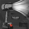 NONE Soffiatore d'aria turbo senza fili da 21V 380W, soffiatore elettrico per foglie con velocità continua da 36000 RPM e 120 km/h, con 5 batterie da 1500 mAh, spolveratore d'aria portatile senza fili per