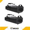 SHEHDS Macchina del fumo SHEHDS con telecomando cablato 3000W, macchina per effetti nebbia con telecomando per Halloween, matrimoni, eventi, club, pub, palcoscenici DMX