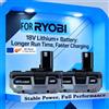 🤼 Batteria al litio ad alte prestazioni RYOBI 18V senza effetto memoria e a bassa auto-scarica per tutti gli utensili P104, P107