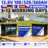 solarician Batteria LiFePO4 a ciclo profondo 12V 100Ah/320Ah/360Ah 12.8V Grado A Smart DIY 24V 48V per Nautica, Camper, Golf Cart, Solare - Disponibile in UE