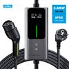 VDL Caricabatterie per auto elettriche, caricabatterie EV da 3,6 kW tipo 2, corrente regolabile 6/8/10/13/16 A, cavo di ricarica per veicoli elettrici da 5 m con spina Schuko UE, stazione di ricarica