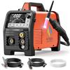 NONE Saldatrice TIG Digitale a Impulsi HITBOX TIG200PRO 200A 220V 6 in 1 MMA/HF TIG/Saldatura a Punti con Display LED 2T/4T Inverter IGBT per Piccole Imprese