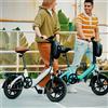 bodywel Bicicletta Elettrica Pieghevole da 14 Pollici per Adulti e Adolescenti Bodywel T16PRO, Bici Elettrica da Città 36V 10.4Ah, Autonomia 30km, Bicicletta Elettrica per Pendolari, Stock UE