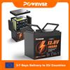 POWINVER Batteria LiFePO4 al Litio Ferro Fosfato 12.8V 100Ah con BMS Intelligente Integrato, Batteria Ricaricabile a Ciclo Profondo per Sistemi Solari, Camper, Barche, Applicazioni Marine e Accumulo