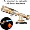 NONE Torcia a gas butano in ottone per alte temperature, fiamma regolabile, per saldatura, brasatura, brasatura a caldo, barbecue, campeggio, idraulica, uso domestico