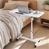 HGTUGO Carrello per computer portatile con scrivania regolabile in altezza a 360° ° Scrivania Mobile con Ruote e Piano Inclinabile per Casa o Ufficio