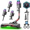 NONE Aspirapolvere senza fili Ultenic U18 Power Pro, aspirazione potente da 55 kPa, motore da 600 W, autonomia fino a 80 minuti, spazzola a rullo anti-groviglio, display LED intelligente, filtrazione a 6