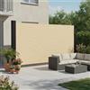 NONE Tenda laterale retrattile in poliestere color sabbia, dimensioni 300 x 100 cm, tessuto resistente e retrazione fluida, ideale per creare angoli privati e attenuare la luce su balconi piccoli.