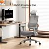 NEWTRAL Sedia Ergonomica, Sedia da Ufficio Ergonomica, Schienale Auto-Regolante, Supporto Lombare Adattivo, Poggiatesta Regolabile, Profondità del Sedile Regolabile