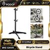 NONE Podofo Cavalletto Riparazione Bici 2-in-1 e Supporto Parcheggio da Terra per MTB e Bici da Strada, Cavalletto Pieghevole per Riparazione e Esposizione Interna, con Ganci in ABS