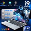 NONE Nuovo Laptop da Gaming 15.6'' con Intel Core i9 10980HK/i3-6100U, Windows 11 Pro, 16GB RAM, 1TB SSD M.2, Sblocco con Impronta Digitale, Retroilluminazione, Computer per Ufficio