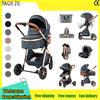 Magic ZC（母婴） Passeggino a quattro ruote 3-in-1 per neonati, supporta vendita all'ingrosso e dropshipping, pieghevole con seggiolino auto, sistema da viaggio per neonati, passeggino portatile, prodotti per neonati,