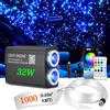 VASTFIRE Luce soffitto stellare tremolante, 16W/32W, 300-1000 fibre da 2m/3m, kit luci fibra ottica stellari LED, controllo app/telecomando per auto, casa e feste