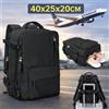 NONE Zaino da cabina approvato Ryanair 40×20×25 cm con scomparto per scarpe, borsa da trasporto sotto il sedile adatta per laptop da 14 pollici
