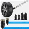 NONE Viti in gomma resistenti per riparazione pneumatici, senza colla, per riparazione rapida delle forature, kit di chiodi in gomma per pneumatici tubeless, viti in gomma nere per auto, moto, camion,