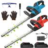 Seeiswork Tagliasiepi Elettrico a Batteria da 22 Pollici 2000 RPM, Rasaerba e Attrezzo per la Cura del Giardino con Batteria da 21V