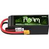 OVONIC Batteria LiPo Ovonic Roam Series 6S 2200mAh 150C 22.2V con Connettore XT60, Batteria FPV a Lunga Autonomia per Quad Cinelifter HD da 6-7 Pollici (Confezione da 1/2/4)