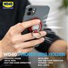 NONE Supporto universale in metallo per telefono con anello girevole a 360° ° Supporto Magnetico Girevole per Smartphone con Base in Metallo per Montaggio in Auto