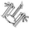 BDSMYEE Dilatatore Uretra in Acciaio Inox, Dilatatore uretrale regolabile in 3 Direzioni, Masturbatore Stimolatore del Glande Sextoys Uomo