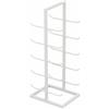 harayaa Supporto Attrezzature Fitness Scaffale Palestra Portatappetini Portarulli Telaio Acciaio Più Ripiani Organizzazione