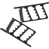 PRETYZOOM 2 Pezzi Supporto da Parete per Frecce e Arco, Arco Display Rack, Pla Nero, Montaggio Facile, per Attrezzatura da Tiro L'arco, Casa e Negozio Sportivo