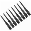Generic Set di 100 Punte per Freccette in Plastica Durevole per Accessori di Ricambio per Freccette Elettroniche, Dimensione Filettatura 4,5 Mm, Materiale PC di Alta qualità (Black)