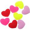 Angoily 6 Pezzi Ammortizzatore per Corde da Racchetta a Forma di Cuore in Silicone Design Carino, Riduce Le Vibrazioni della Racchetta da Tennis per Adulti