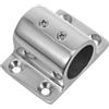 BESTOMZ Supporto Bandiera Nautico in Acciaio Inox, Base Quadrata 22 Mm | Finitura Specchiata, Hardware di Montaggio Incluso, Adatto a Pontoon e Kayak