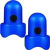 Cabilock 2 Pezzi Tappi Sferici per Pali Trampolino in ABS Blu, Ricambio | Vite a Pollice, Accessorio per Parti Trampoline, Montaggio Semplice, Design Compatto