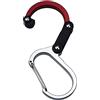 LWBXTTG Moschettone, clip a molla, gancio girevole ibrido, clip resistente, per campeggio, escursionismo, viaggi, alpinismo, accessori per attività all'aperto (rosso)