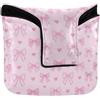 Caihoyu Putter Cover PU Pelle Blush Ribbon Bow