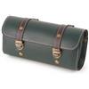 CAQYPVH Borsa da Manubrio Cilindrica Compatta Borsa da Bici con Fibbie Durevole Borsello Manubrio per Pendolari, Array, Verde