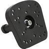 Rosvola Supporto Universale per Ecoscandaglio Supporto Regolabile per Ecoscandaglio per Elettronica Marina, Rimozione e Rotazione Rapida, ABS Resistente e Metallo, 1 per