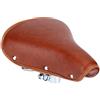 Fabater Sella per Bicicletta Universale Comoda Marrone con Rivetti, Sedile per Bici in Pelle PU Resistente con Doppie Molle Ammortizzanti per Uomo Donna, Sedile per Ciclismo Ergonomico per Mountain