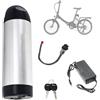 HJGHY Batteria per Borraccia da Bicicletta 24V 36V 48V | Batteria al litio da 24 V 8 Ah, batteria da 36 V 20 Ah per tubo obliquo, batterie per ebike da 48 V 10 Ah con interruttore