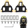 Zutflap Cunei per bicicletta da strada per Shimano SPD SL SM-H10 SM-H11 SM-H12 SH51 | 6° Float, tacchetti antiscivolo Superlight universali per MTB Indoor Bike Scarpe Ciclismo con viti e chiave