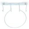 HOUDERCO Portapalloni Organizer per Palloni e Cappelli in Acciaio al Carbonio Bianco da Muro e Pvc Risparmio Spazio per Esposizioni e Supermercati