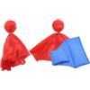 CIMAXIC Kit Bandierina e Bean Bag per Giudice di Calcio, Rosso Blu | Poliestere, per Sessioni di Allenamento e Campo, Include Borsa Kit per Trasporto