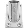 ADOCARN Flagpole Base Stainless Steel per Barca, Flag Mount Base Marino con Supporto Sicuro, Montaggio su Parete e Ponte, Adatto a Yacht e Uso Esterno