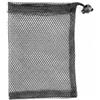 Vseutiac Mesh Sacco Borsa a Rete Corda Organizer Poliestere Brevettato Traspirante Lavabile Flessibile Adatta per Escursioni Viaggio Nuoto Attività Sportive, Black, 25x30cm