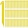 GVZUGM Picchetti da Terra in plastica for Tenda Campeggio per Camping | Chiodi da spiaggia antivento for tettoia da esterno Chiodi for pavimento del divano