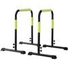 MotiveTech Torre Fitness con Parallele Salvaspazio Stazione Stazione per Esercizi a Corpo Libero Pieghevole Attrezzo per Sportivi, Allenamento Indoor