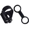 CORHAD Supporto per Boccaglio Subacqueo, Supporto per Cinturino da Snorkeling, Fibbia Forma in Silicone e ABS, Nero, Sostituibile, Installazione Rapida, per Tubo da Snorkeling e Tubi