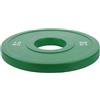 TOYANDONA Pesi per Bilanciere in Gomma 1kg Tecnologia Antirumore, Impugnatura Sicura e Confortevole, per Allenamento di Forza e Sollevamento Pesi