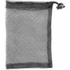 Vseutiac Mesh Sacco Borsa a Rete Corda Organizer Poliestere Brevettato Traspirante Lavabile Flessibile Adatta per Escursioni Viaggio Nuoto Attività Sportive, Black, 20x25cm