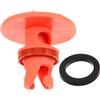 DEARMAMY Valvola di Scarico Rapido Arancione per Tavola da Surf e Paddle Board in Plastica con Rondella, Accessorio per Paddleboard, Facile Installazione e Tenuta Ermetica