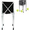 OPPWONG Carrello Pieghevole per Palline da Tennis in Lega