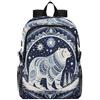 Linnyio Stelle Del Cielo Notturno Dell'orso Cosmico Zaino Pieghevole Impermeabile e Leggero,Ideale per Escursioni Viaggi e Campeggio
